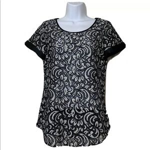 Express Black lace  top